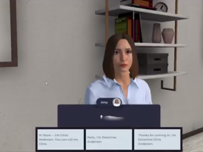 Amy’s Story: screencapture from A Just Reality’s first scenario GBV Training VR Gameplay